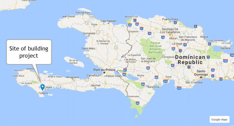Map of haiti