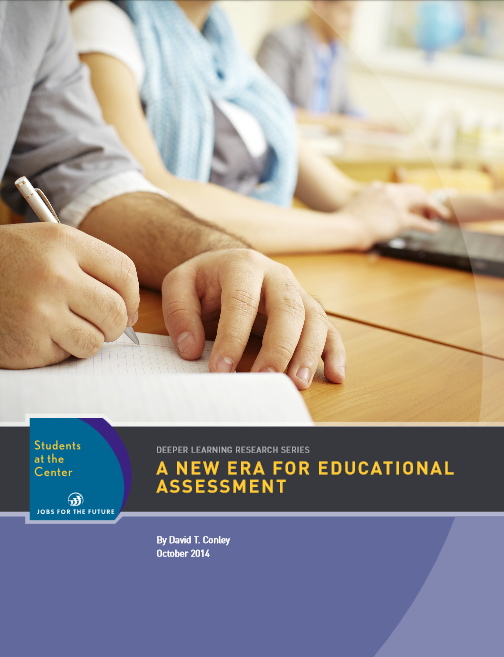 The cover of a new era of educational assessment