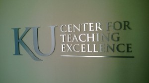 KU Center For Teaching Excellence board 